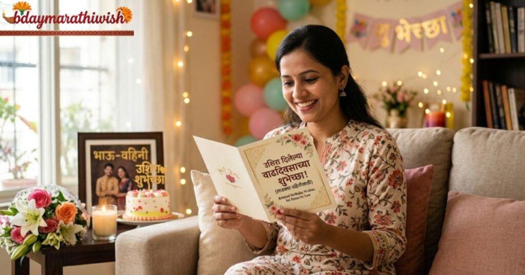 Belated Birthday Wishes for Sister-in-Law in Marathi