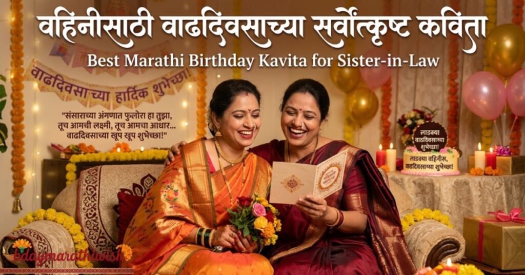 Best Marathi Birthday Kavita for Sister-in-Law