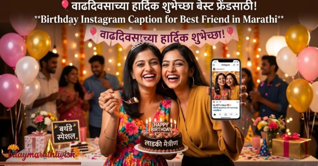 Birthday Instagram Caption for Best Friend in Marathi