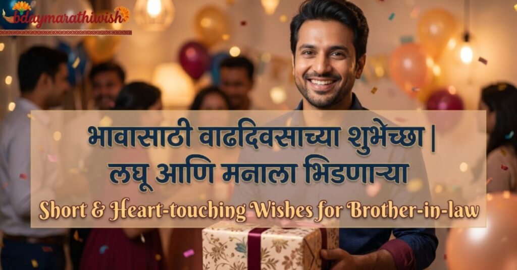 Birthday Wishes for Brother-in-law in Marathi Short & Heart-touching