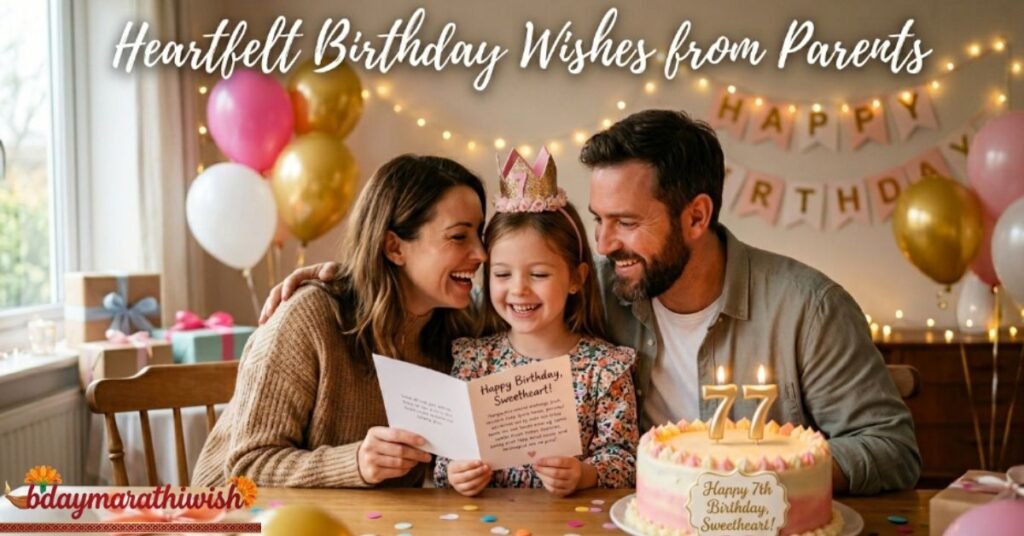 Heartfelt Birthday Wishes from Parents