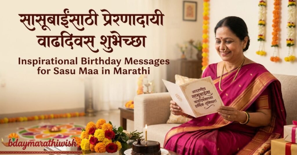 Inspirational Birthday Messages for Sasu Maa in Marathi