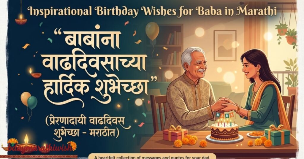 Inspirational Birthday Wishes for Baba in Marathi