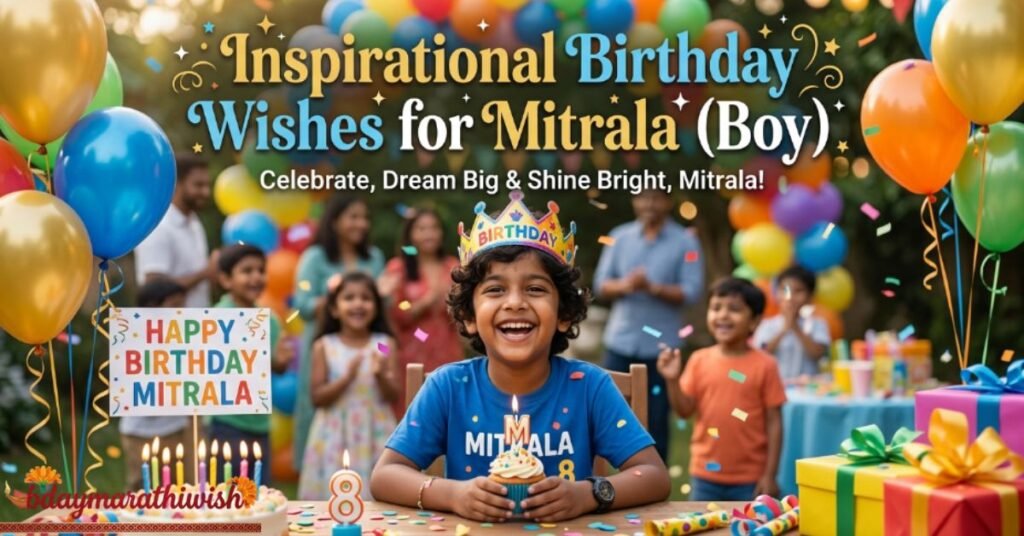 Inspirational Birthday Wishes for Mitrala (Boy)