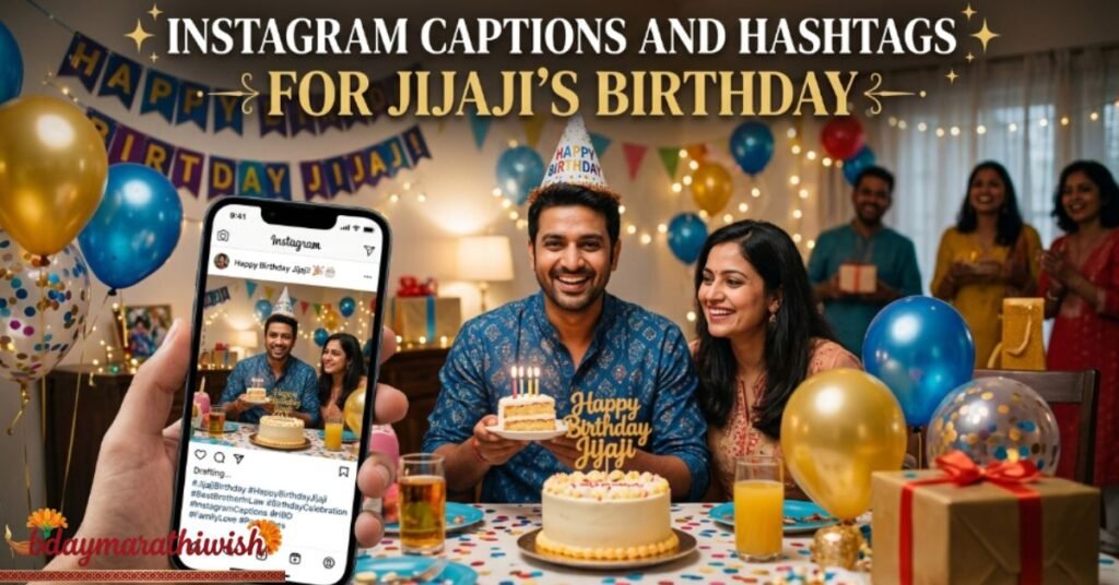 Instagram Captions and Hashtags for Jijaji's Birthday