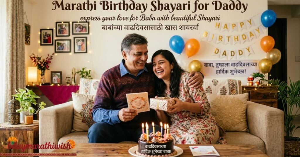 Marathi Birthday Shayari for Daddy