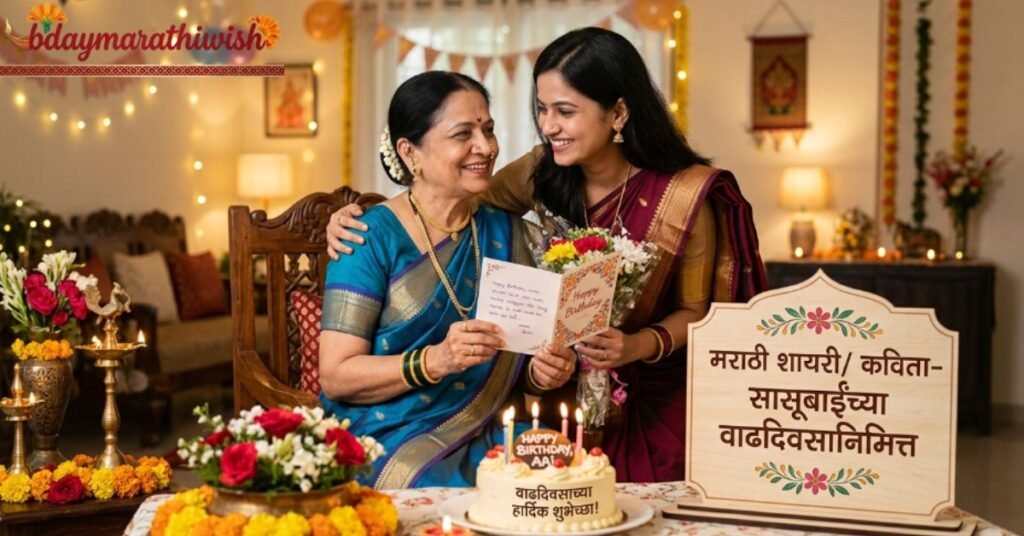 Marathi Shayari Kavita for Mother-In-Law's Birthday