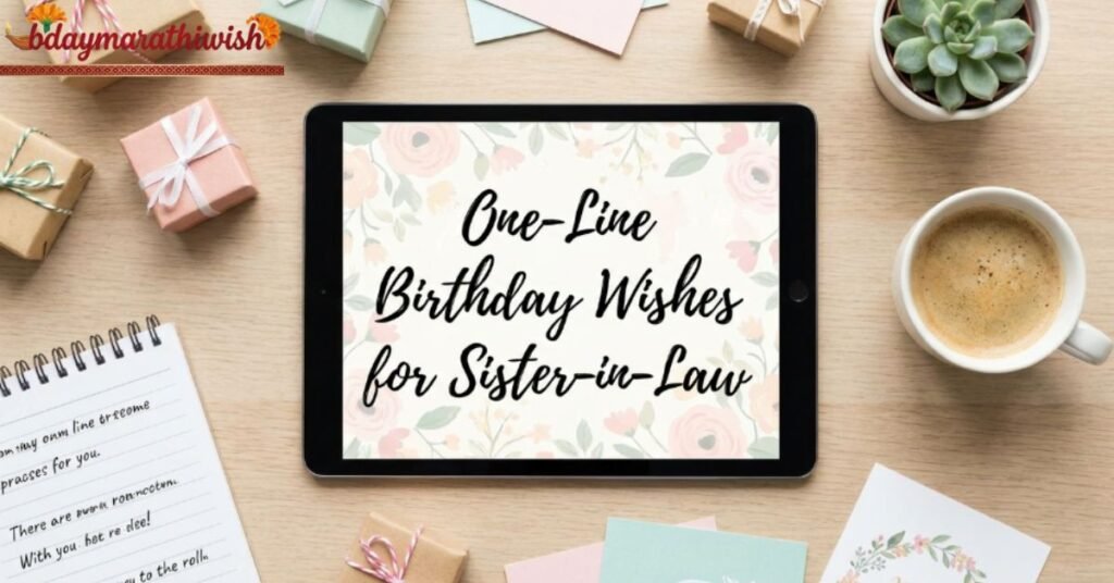 One-Line Birthday Wishes for Sister-in-Law