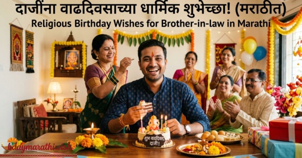 Religious Birthday Wishes for Brother-in-law in Marathi
