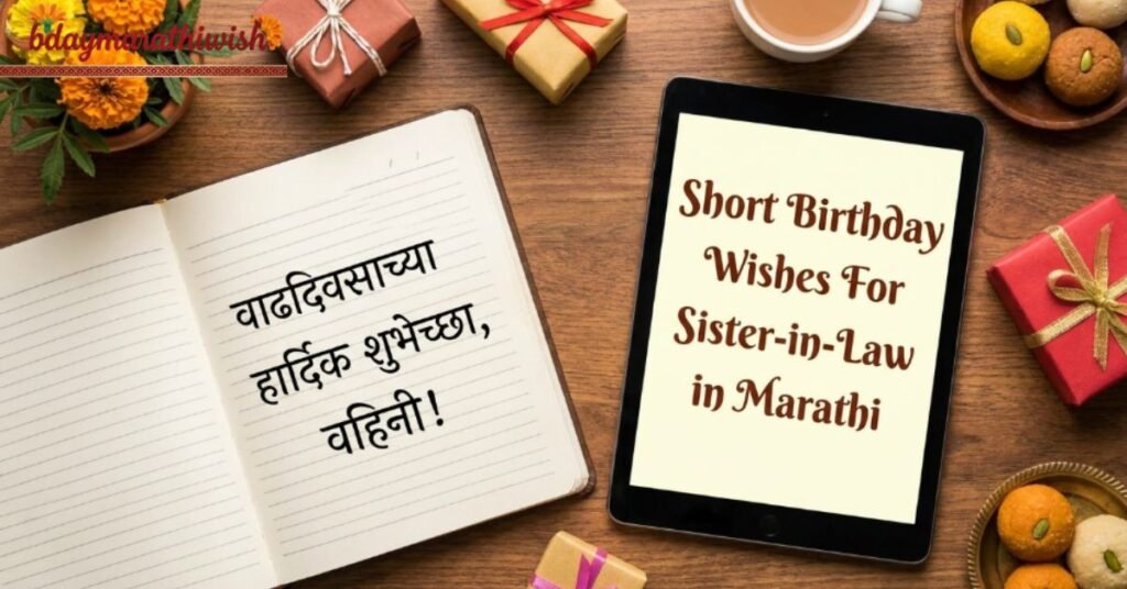 Short Birthday Wishes For Sister-in-Law in Marathi