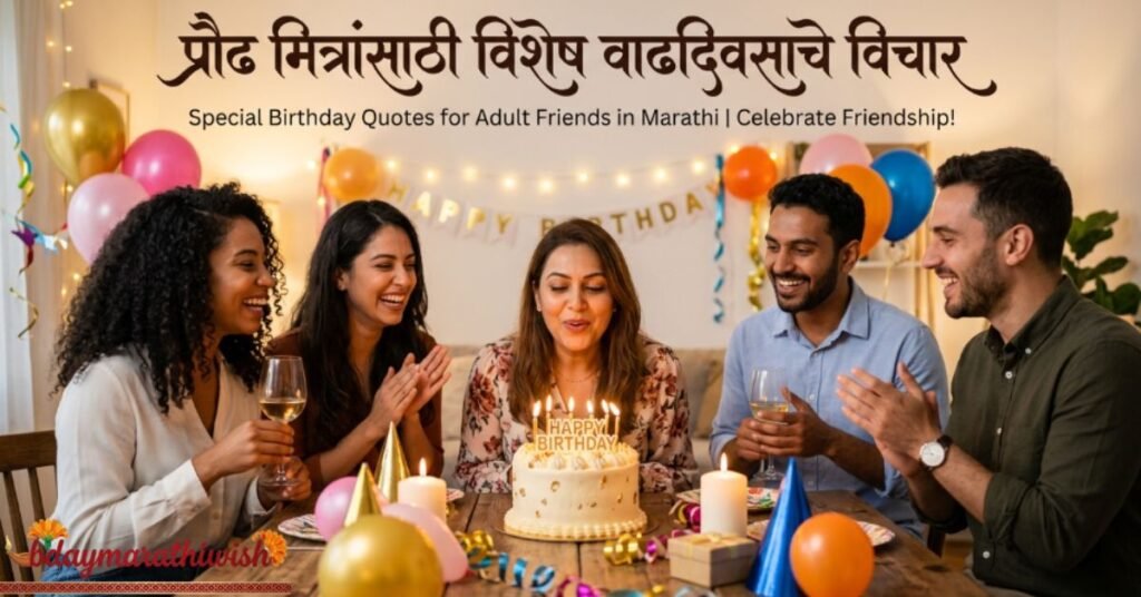 Special Birthday Quotes for Adult Friends in Marathi