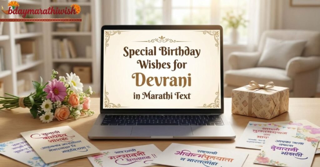 Special Birthday Wishes for Devrani in Marathi Text