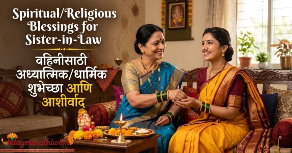 SpiritualReligious Blessings for Sister-in-Law in Marathi