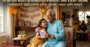 Top Birthday Wishes for Grandfather in Marathi Short & Heart Touching
