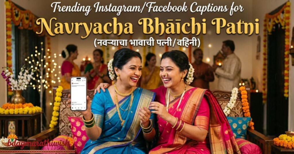 Trending InstagramFacebook Captions for Navryacha Bhāīchi Patni