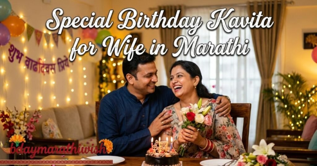Special Birthday Kavita for Wife in Marathi